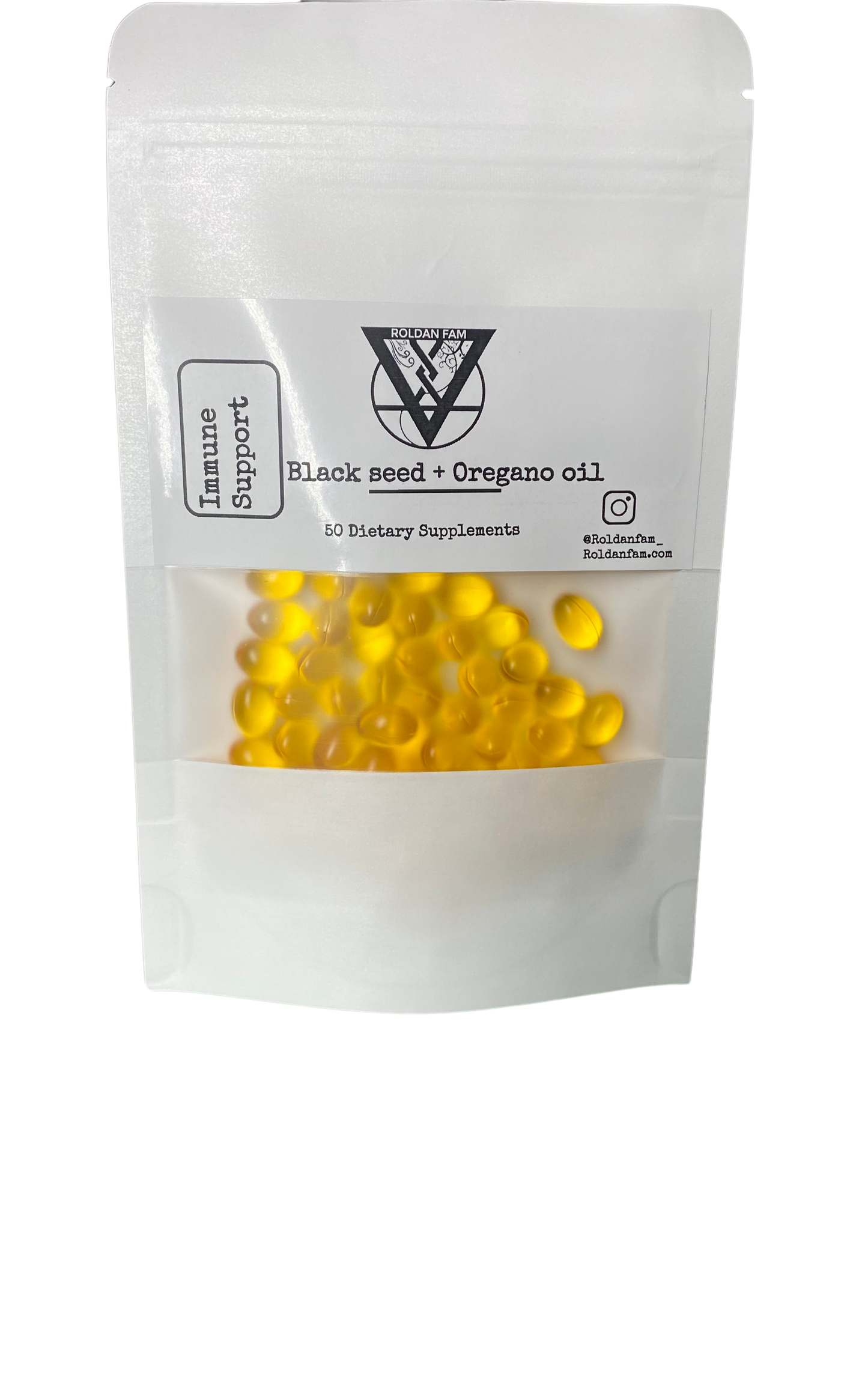 Oil of Oregano + Black Seed Oil - 50 Capsules