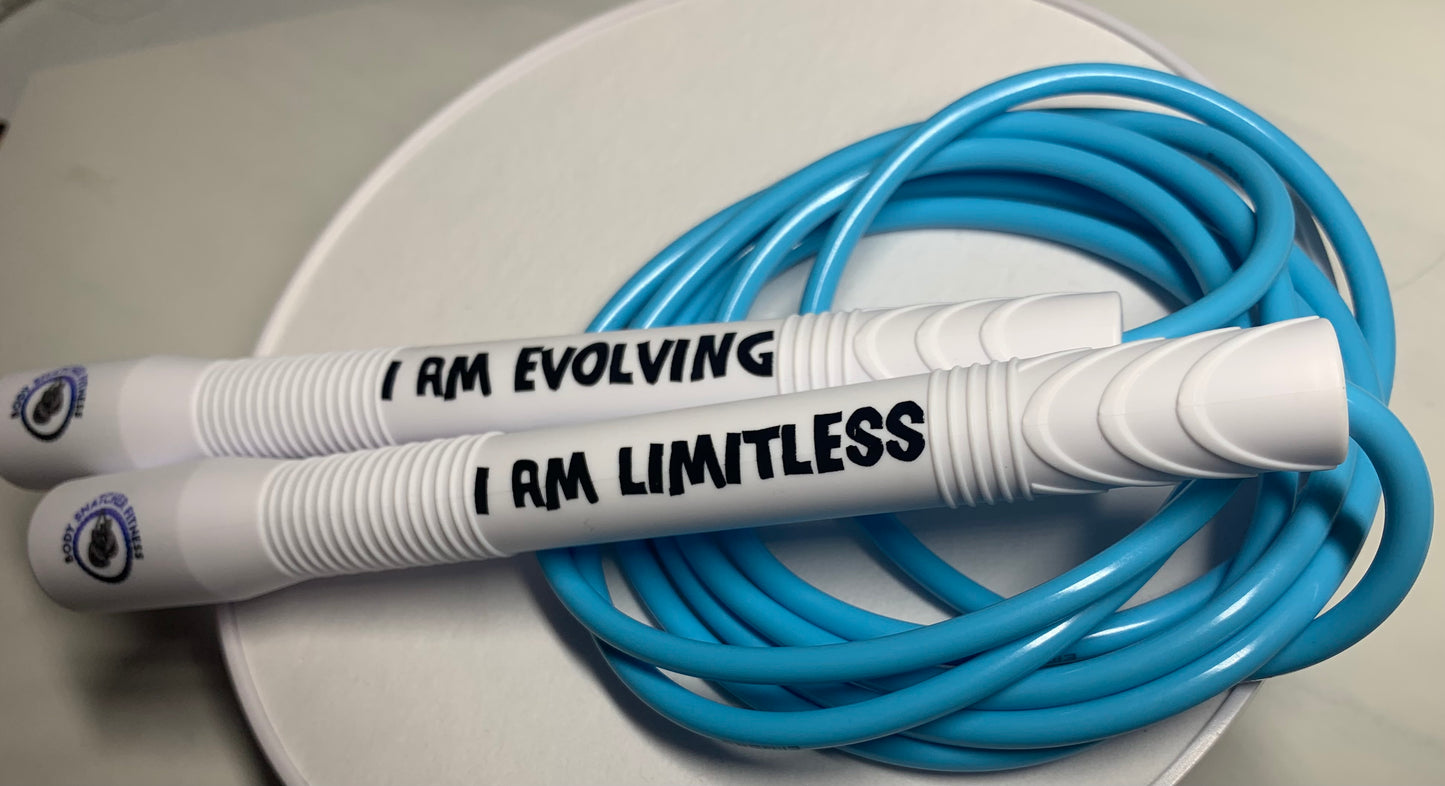 Affirmation Jump Rope - Light Blue