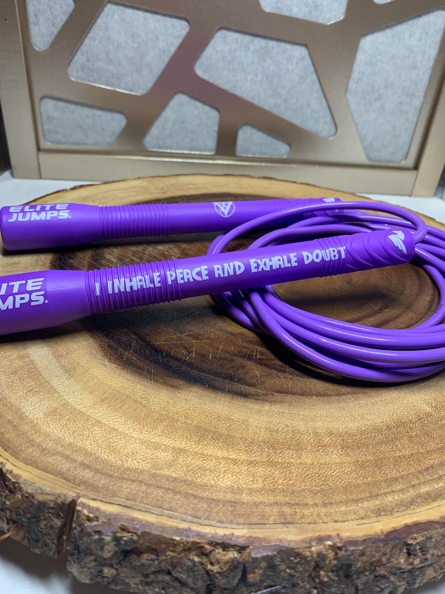 Purple Grounded - Affirmation Jump Rope