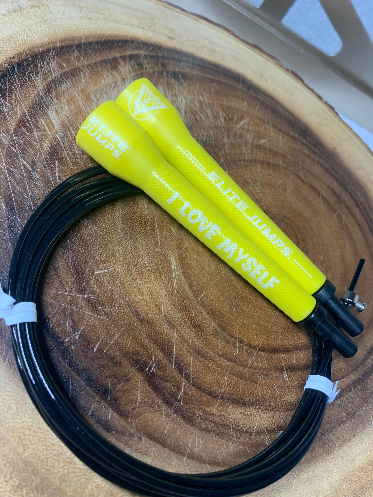 Yellow Fast AF - Affirmation Jump Rope
