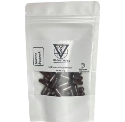Elderberry - 50 Vegan Capsules