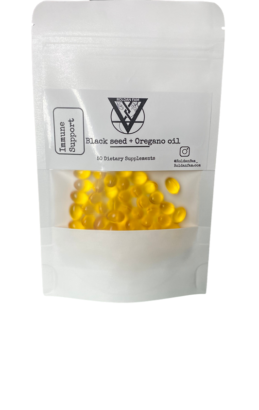 Oil of Oregano + Black Seed Oil - 50 Capsules