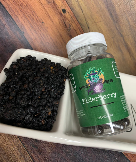 Elderberry - 50 Vegan Capsules